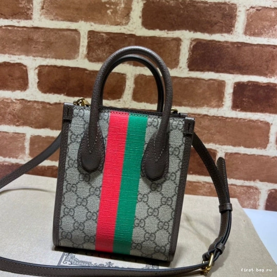 First bag ru Mini tote bag with G Gucci Interlocking 0805